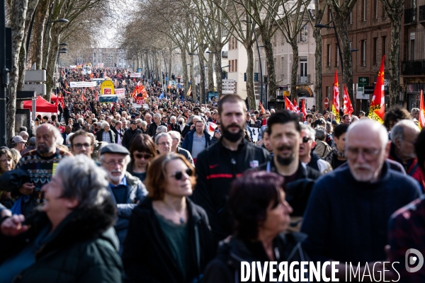 Toulouse : manifestation contre la reforme de la retraite