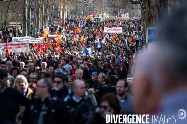 Toulouse : manifestation contre la reforme de la retraite