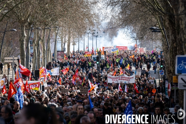 Toulouse : manifestation contre la reforme de la retraite