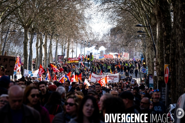 Toulouse : manifestation contre la reforme de la retraite