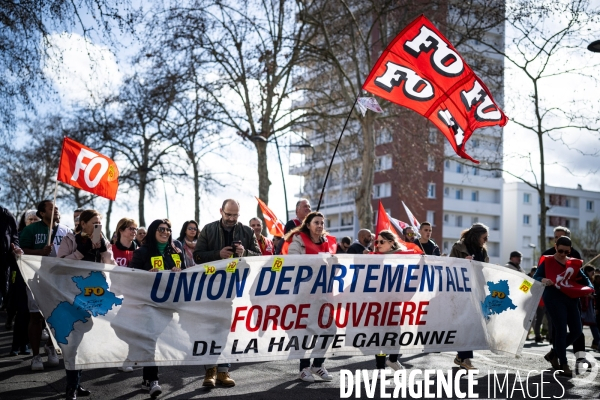 Toulouse : manifestation contre la reforme de la retraite