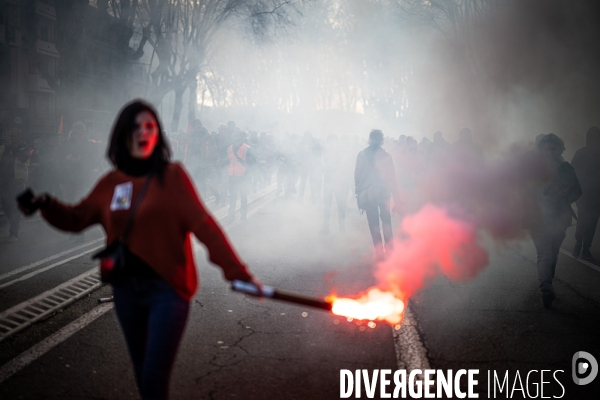 Toulouse : manifestation contre la reforme de la retraite