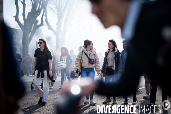 Toulouse : manifestation contre la reforme de la retraite