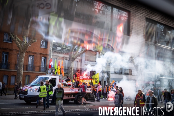 Toulouse : manifestation contre la reforme de la retraite