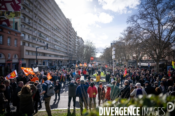 Toulouse : manifestation contre la reforme de la retraite