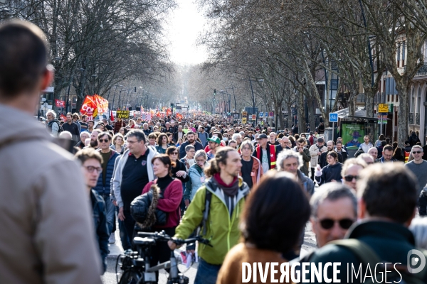 Toulouse : manifestation contre la reforme de la retraite