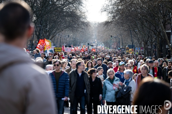 Toulouse : manifestation contre la reforme de la retraite