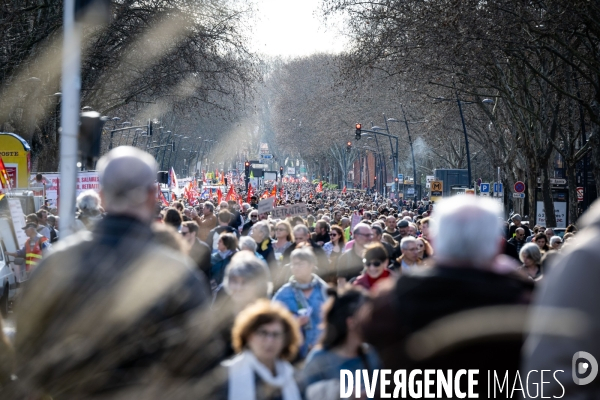 Toulouse : manifestation contre la reforme de la retraite