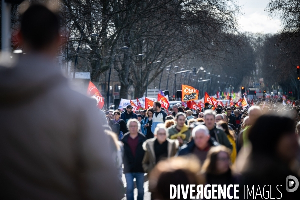 Toulouse : manifestation contre la reforme de la retraite