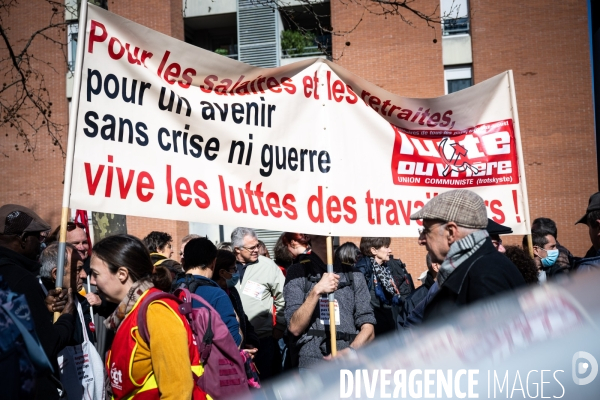 Toulouse : manifestation contre la reforme de la retraite