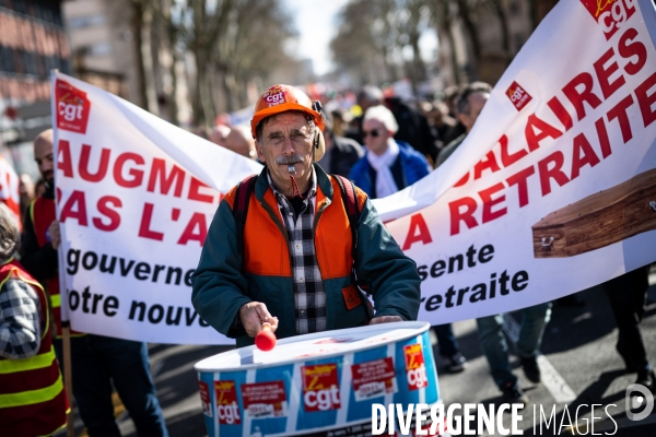 Toulouse : manifestation contre la reforme de la retraite