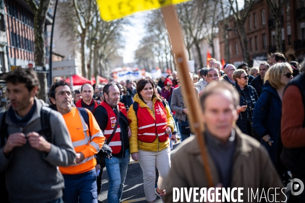 Toulouse : manifestation contre la reforme de la retraite