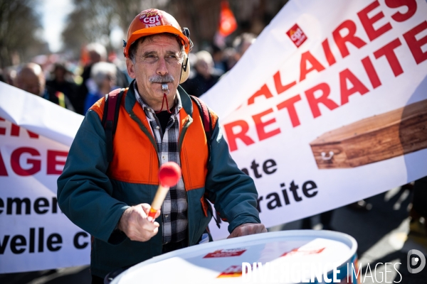 Toulouse : manifestation contre la reforme de la retraite