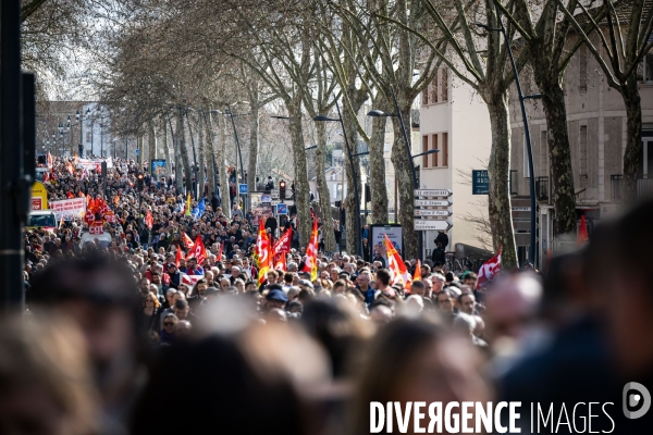 Toulouse : manifestation contre la reforme de la retraite