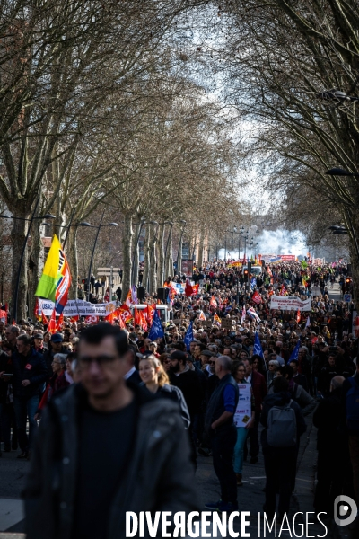 Toulouse : manifestation contre la reforme de la retraite