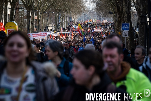 Toulouse : manifestation contre la reforme de la retraite