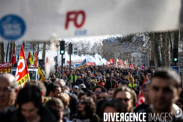 Toulouse : manifestation contre la reforme de la retraite