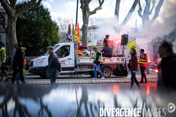 Toulouse : manifestation contre la reforme de la retraite