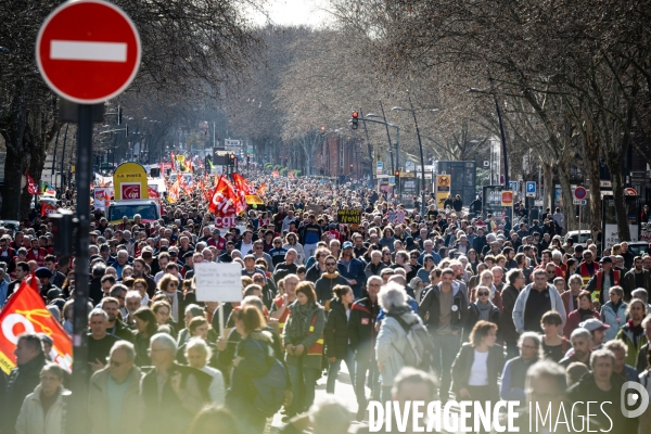 Toulouse : manifestation contre la reforme de la retraite