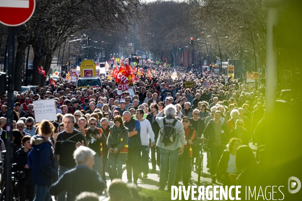 Toulouse : manifestation contre la reforme de la retraite