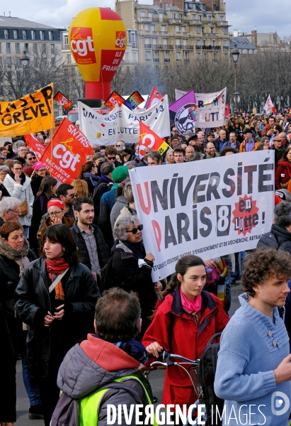 8 éme journée de mobilisation contre la réforme des retraites