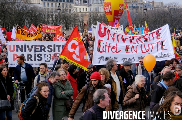 8 éme journée de mobilisation contre la réforme des retraites