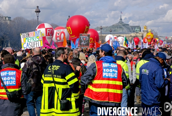 8 éme journée de mobilisation contre la réforme des retraites