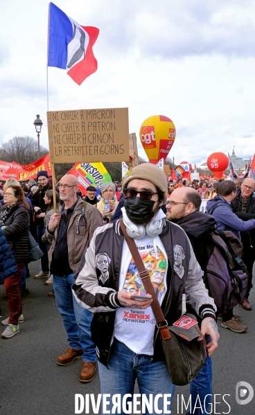 8 éme journée de mobilisation contre la réforme des retraites