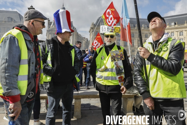 Bordeaux, 8 ème manifestation contre la réforme des retraites.