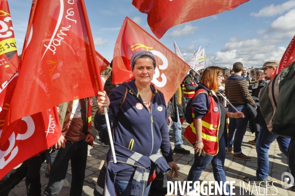 Bordeaux, 8 ème manifestation contre la réforme des retraites.