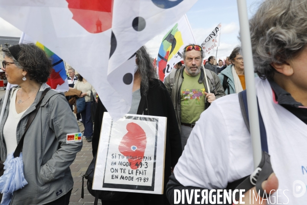 Bordeaux, 8 ème manifestation contre la réforme des retraites.