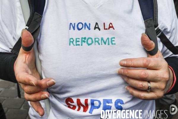 Bordeaux, 8 ème manifestation contre la réforme des retraites.