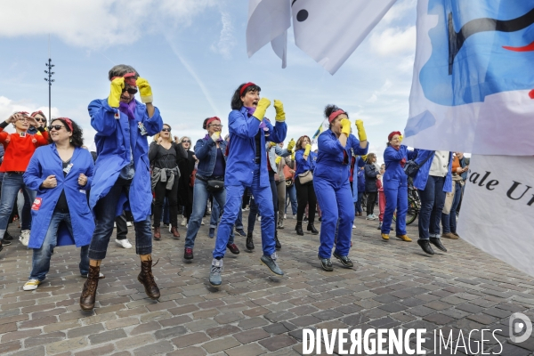 Bordeaux, 8 ème manifestation contre la réforme des retraites.