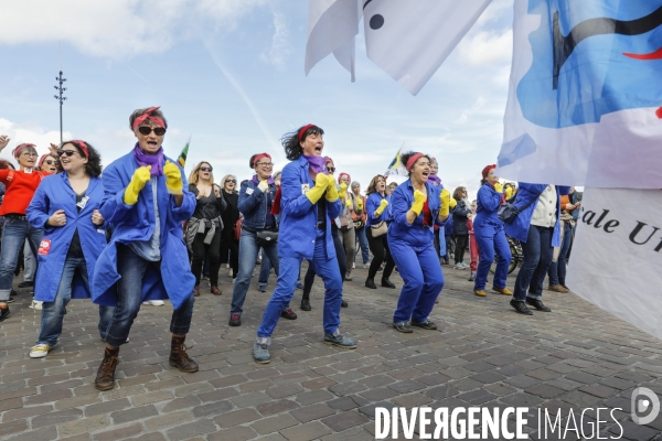 Bordeaux, 8 ème manifestation contre la réforme des retraites.