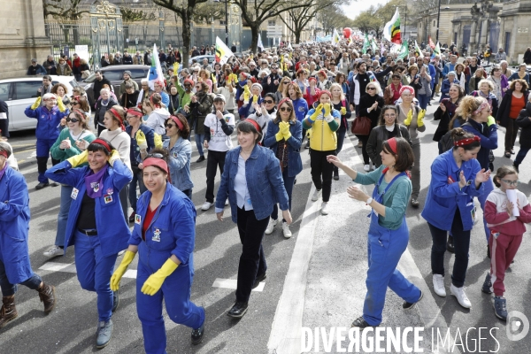 Bordeaux, 8 ème manifestation contre la réforme des retraites.