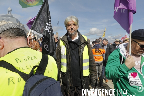 Bordeaux, 8 ème manifestation contre la réforme des retraites.