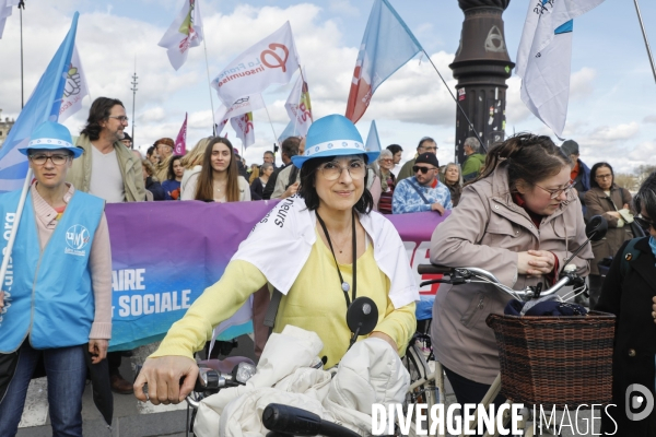 Bordeaux, 8 ème manifestation contre la réforme des retraites.