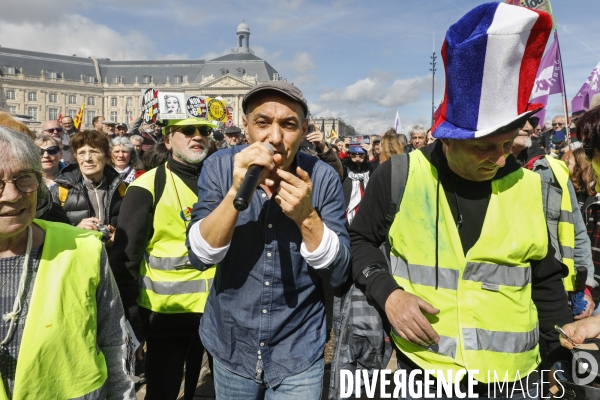 Bordeaux, 8 ème manifestation contre la réforme des retraites.