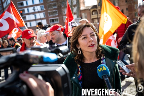 Toulouse : manifestation contre la reforme de la retraite