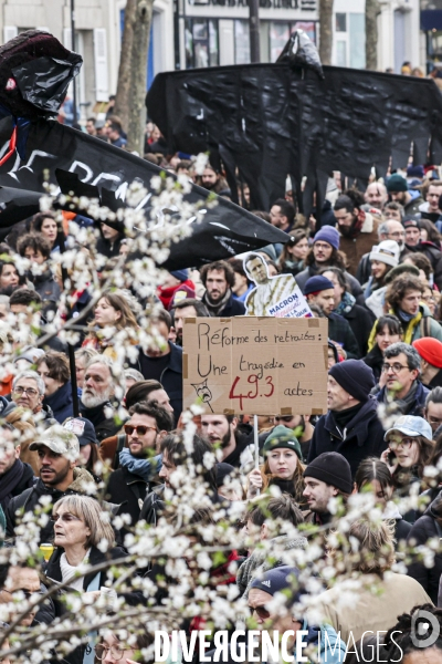 Manifestation contre la réforme des retraites 07032023