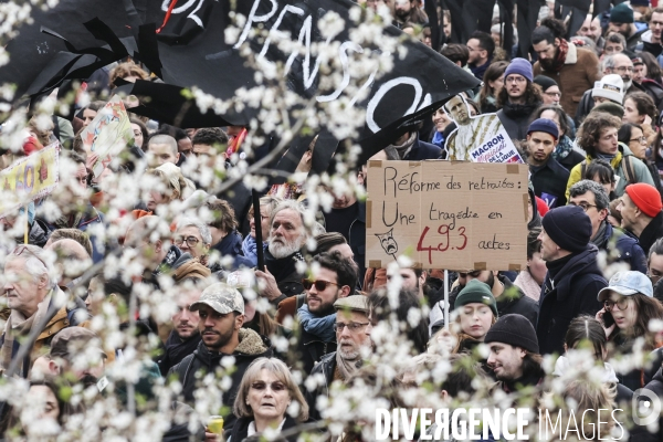 Manifestation contre la réforme des retraites 07032023