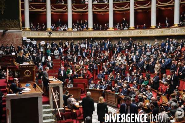 Reforme des retraites / 49.3 à l Assemblee Nationale