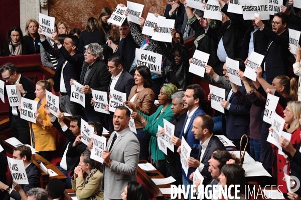 Reforme des retraites / 49.3 à l Assemblee Nationale