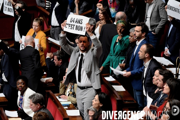 Reforme des retraites / 49.3 à l Assemblee Nationale