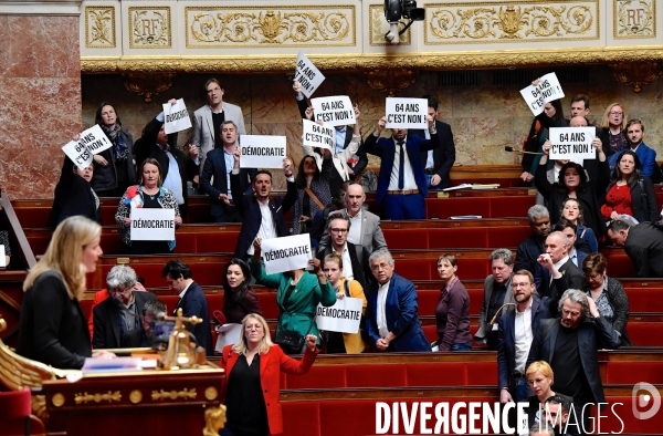 Reforme des retraites / 49.3 à l Assemblee Nationale