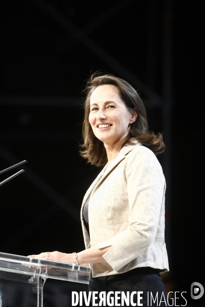 Meeting de segolene royal a paris