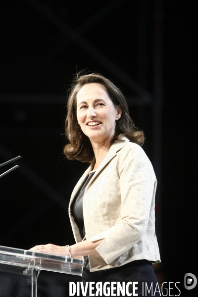 Meeting de segolene royal a paris