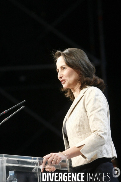 Meeting de segolene royal a paris