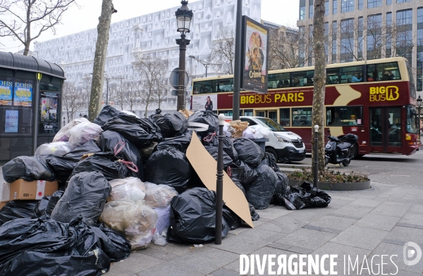 Douzième jours de Gréve des éboueurs