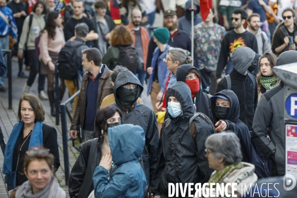 RETRAITE, Blocage par l intersyndicale des voies de trains à la gare de Bordeaux